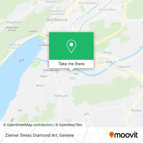 Ziemer Swiss Diamond Art map