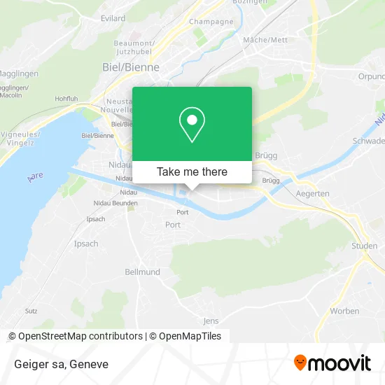 Geiger sa map