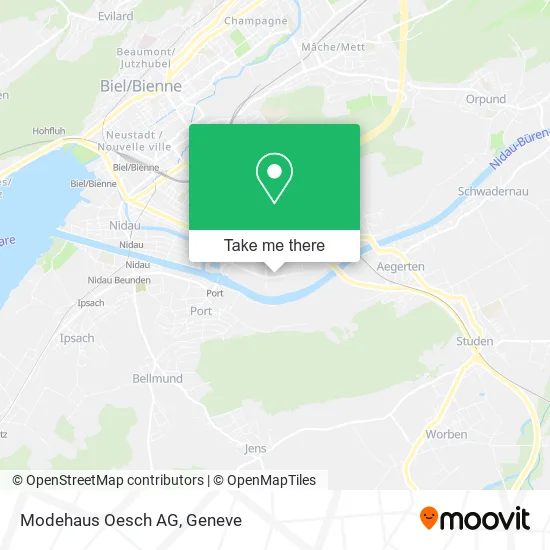 Modehaus Oesch AG map