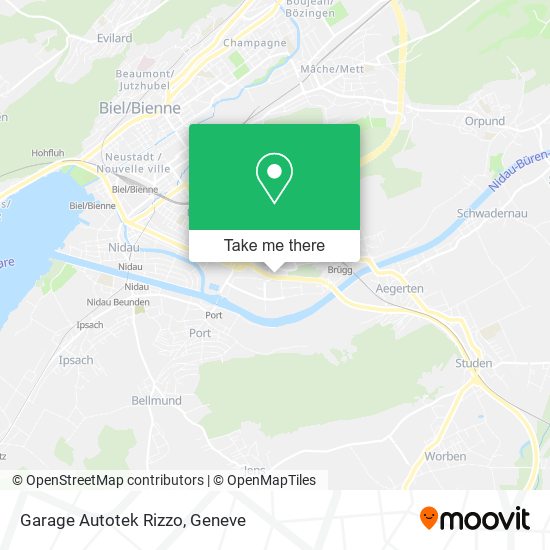 Garage Autotek Rizzo map