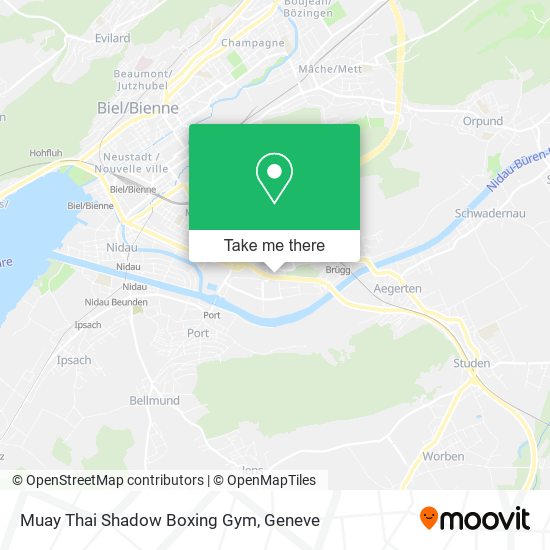 Muay Thai Shadow Boxing Gym map