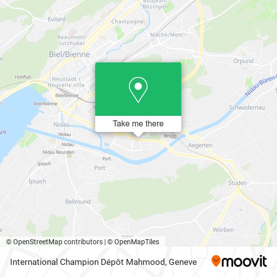International Champion Dépôt Mahmood map