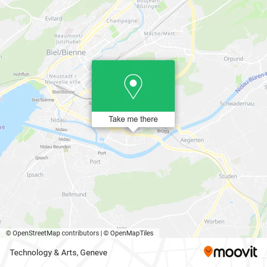 Technology & Arts map