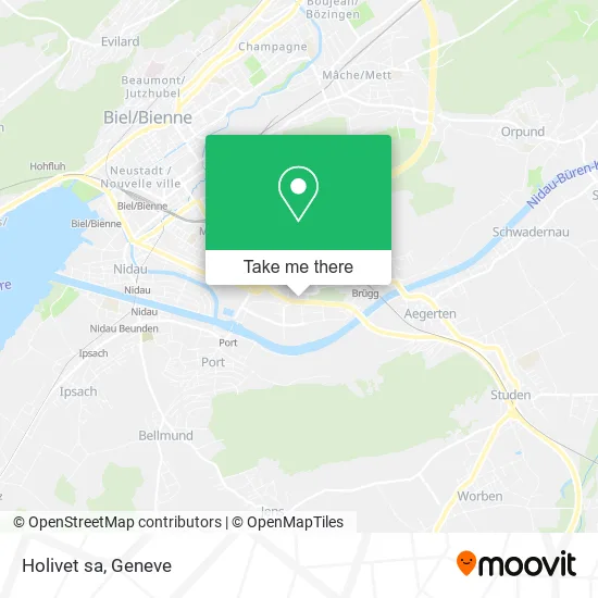 Holivet sa map