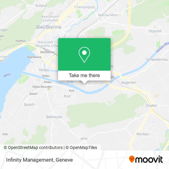 Infinity Management map