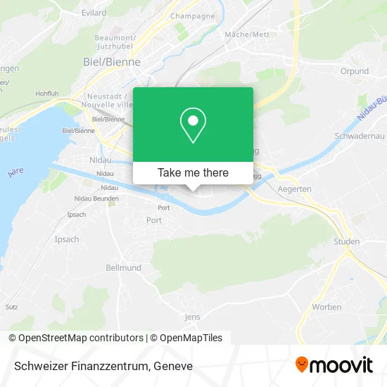 Schweizer Finanzzentrum map