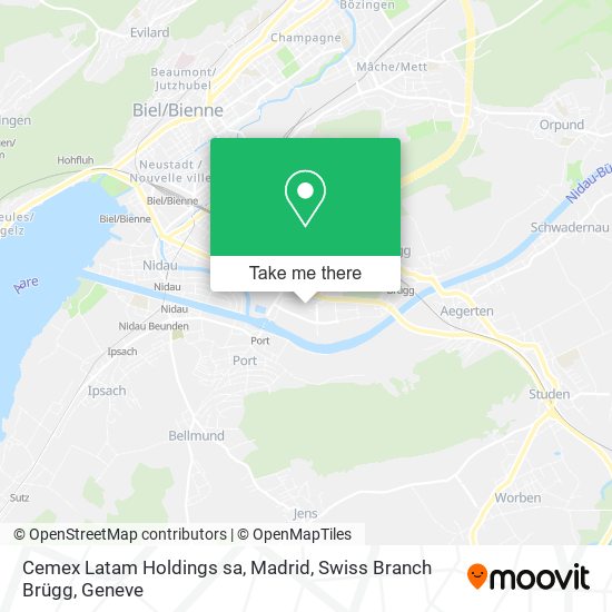 Cemex Latam Holdings sa, Madrid, Swiss Branch Brügg map