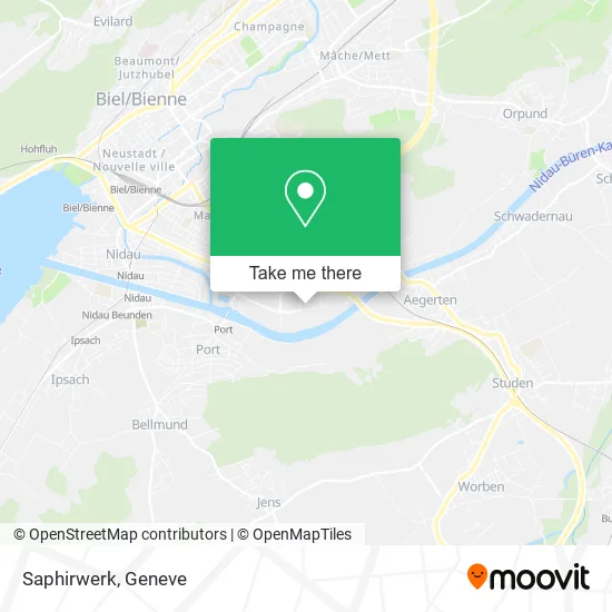 Saphirwerk map