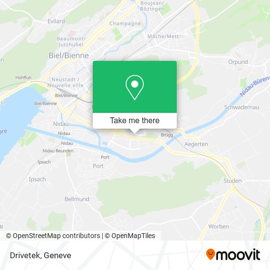 Drivetek map