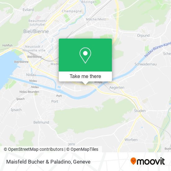 Maisfeld Bucher & Paladino map