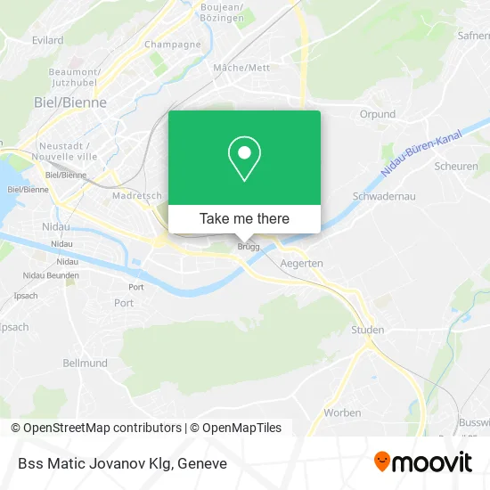 Bss Matic Jovanov Klg map