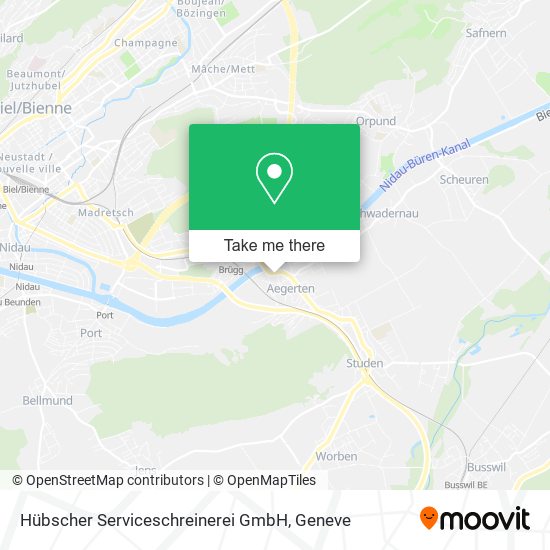 Hübscher Serviceschreinerei GmbH map