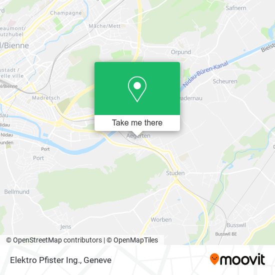 Elektro Pfister Ing. map