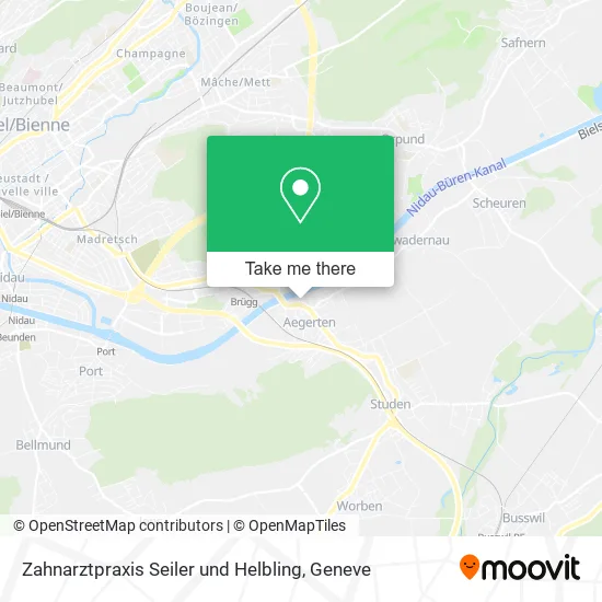 Zahnarztpraxis Seiler und Helbling map