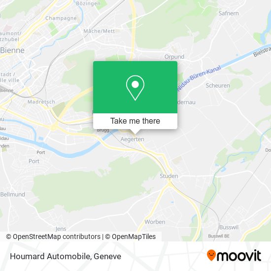 Houmard Automobile map