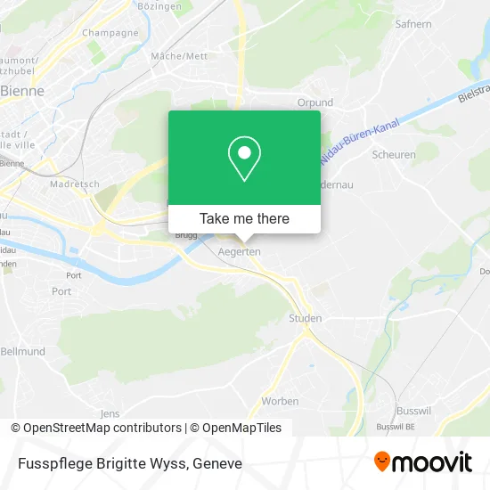 Fusspflege Brigitte Wyss map