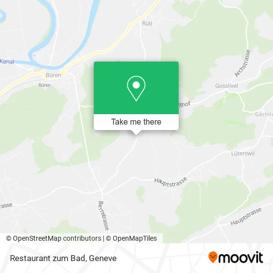 Restaurant zum Bad map