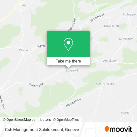 Csh Management Schildknecht map