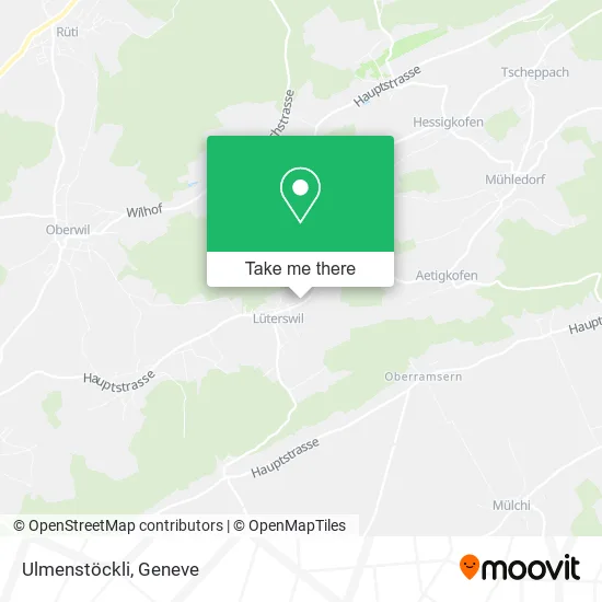 Ulmenstöckli map