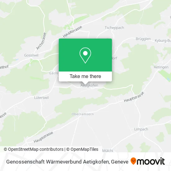 Genossenschaft Wärmeverbund Aetigkofen map