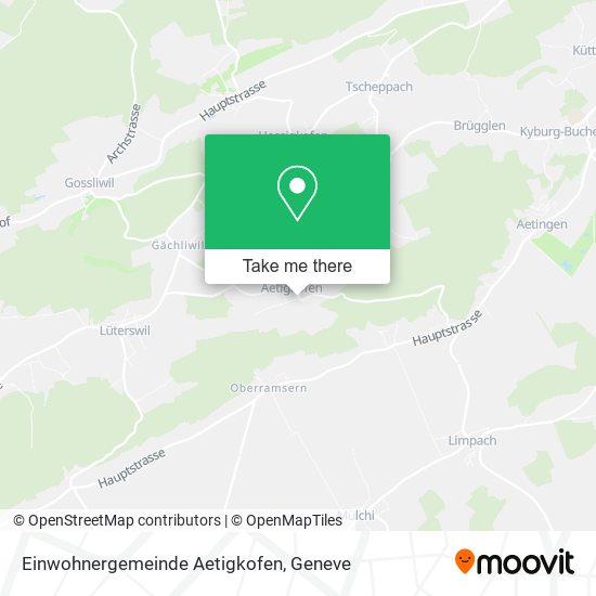 Einwohnergemeinde Aetigkofen map