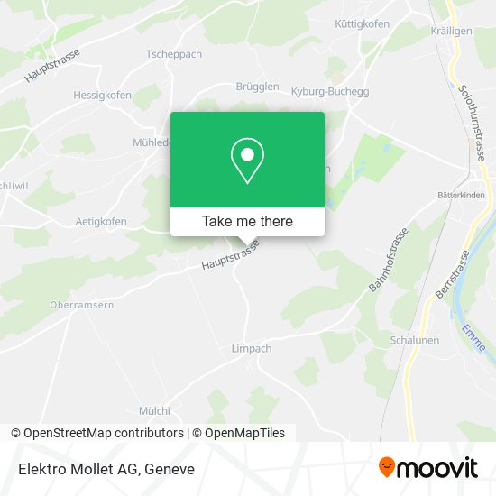 Elektro Mollet AG map