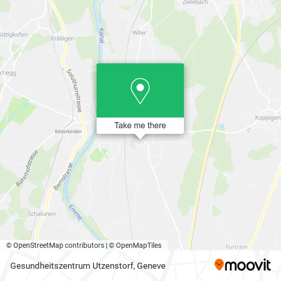 Gesundheitszentrum Utzenstorf map