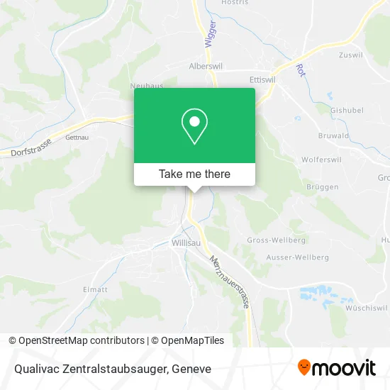 Qualivac Zentralstaubsauger map