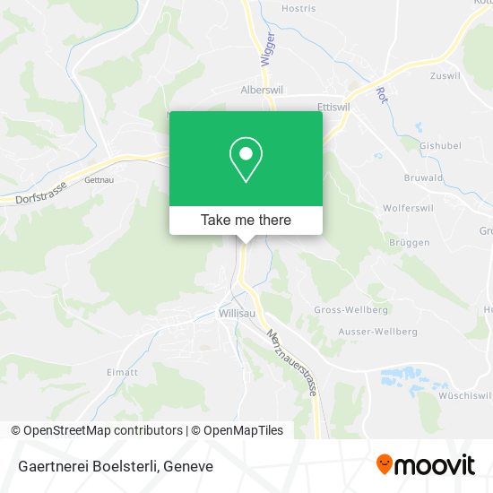 Gaertnerei Boelsterli map