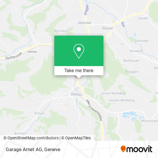Garage Arnet AG map