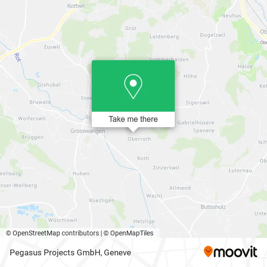 Pegasus Projects GmbH map