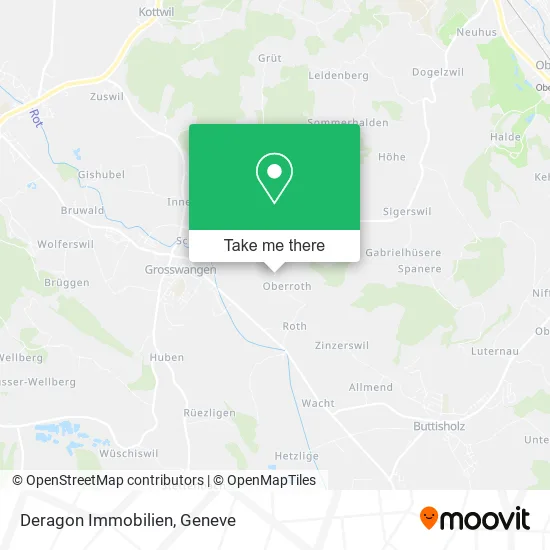 Deragon Immobilien map