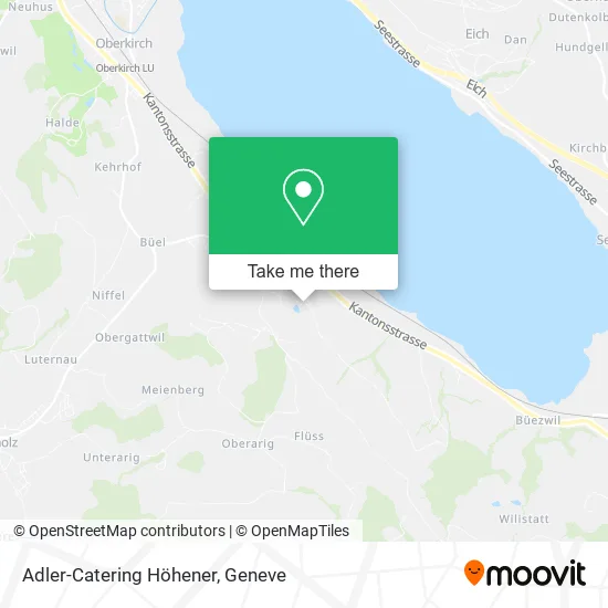 Adler-Catering Höhener map