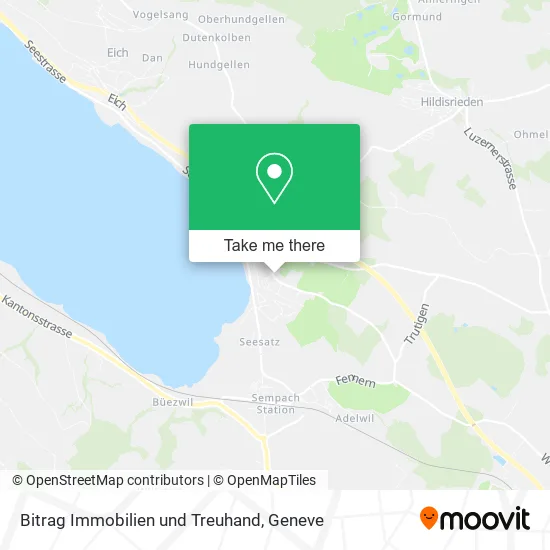 Bitrag Immobilien und Treuhand map