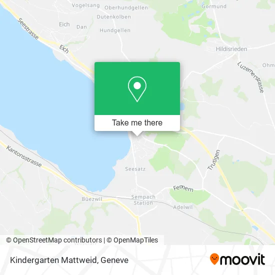 Kindergarten Mattweid map