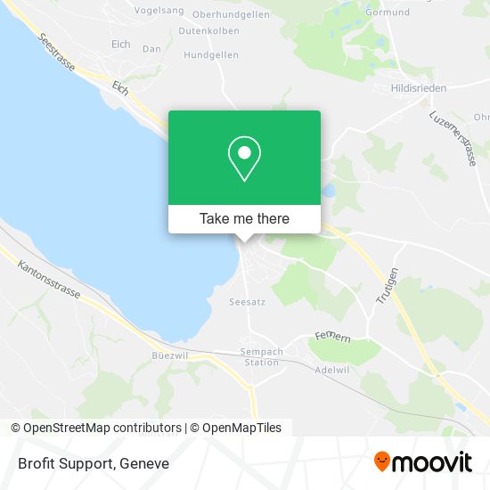 Brofit Support map