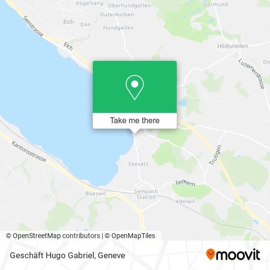 Geschäft Hugo Gabriel map