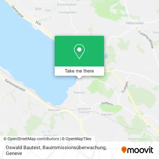 Oswald Bautest, Bauimmissionsüberwachung map