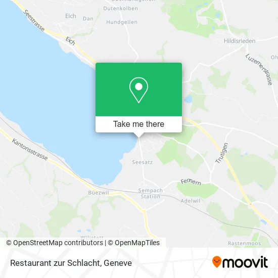 Restaurant zur Schlacht map