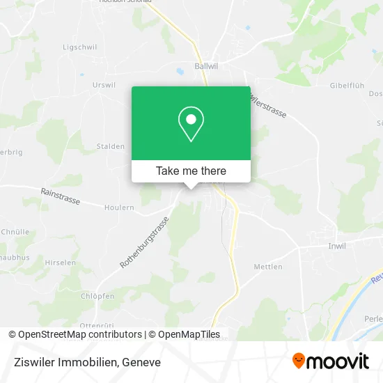 Ziswiler Immobilien map
