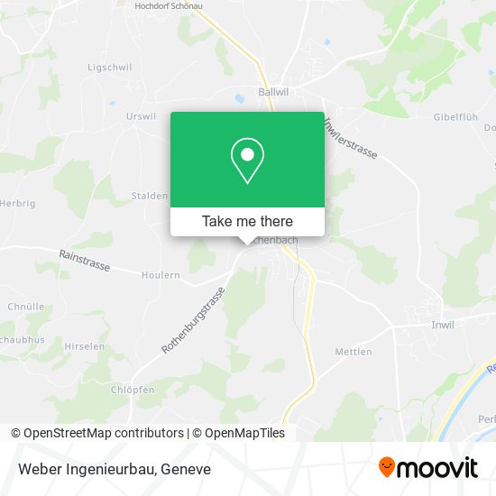 Weber Ingenieurbau map