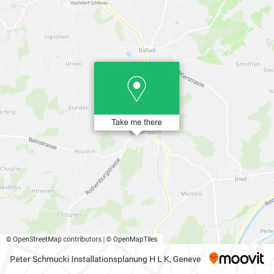 Peter Schmucki Installationsplanung H L K map