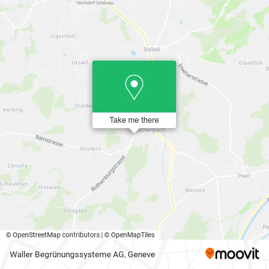 Waller Begrünungssysteme AG map