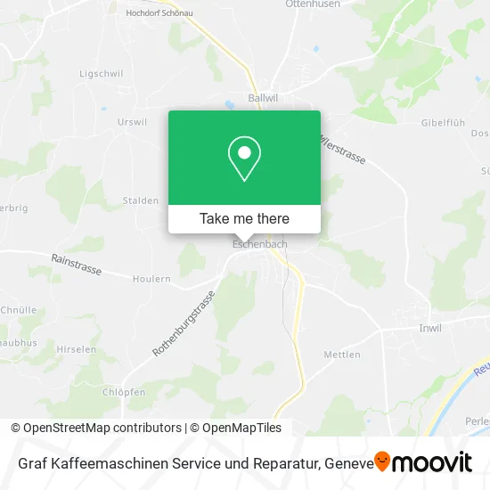 Graf Kaffeemaschinen Service und Reparatur map