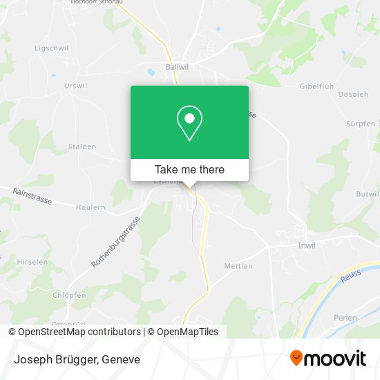 Joseph Brügger map