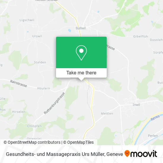 Gesundheits- und Massagepraxis Urs Müller map