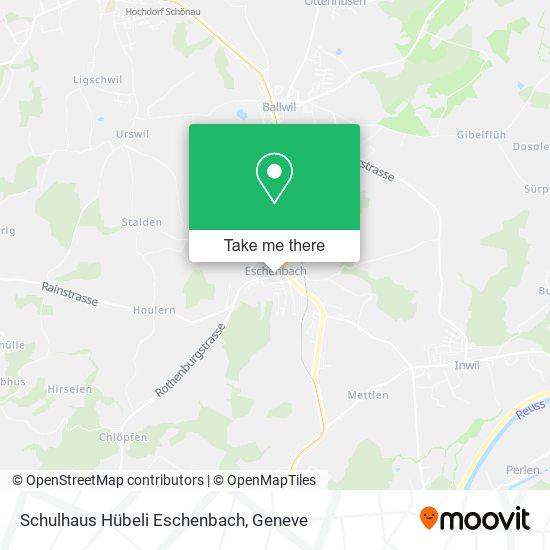 Schulhaus Hübeli Eschenbach map