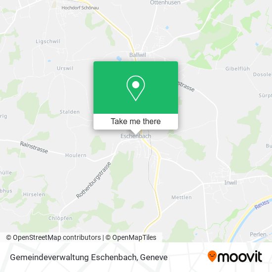 Gemeindeverwaltung Eschenbach map