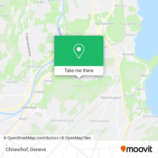 Chriesihof map