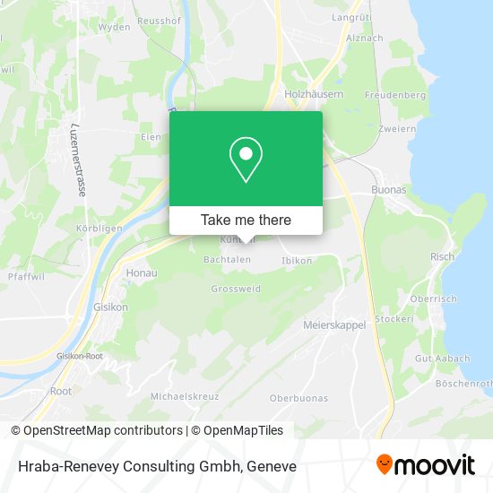 Hraba-Renevey Consulting Gmbh map